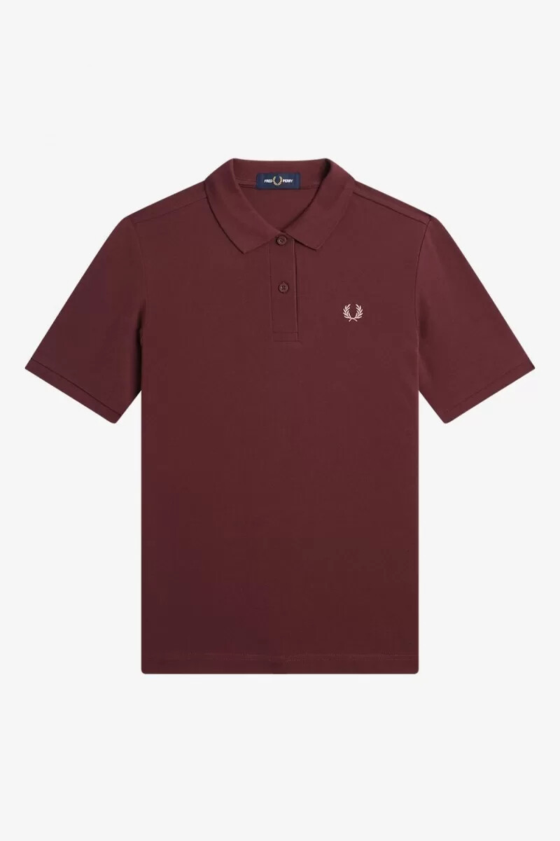 fred perry g6000 damenhemd farbe oxblood dusty rose pink
