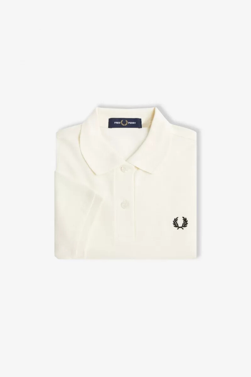fred perry g6000 damenhemd beige schwarz