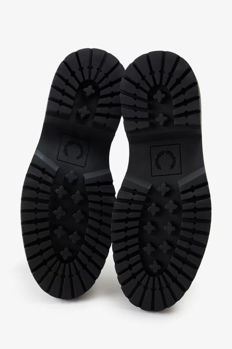 fred perry damen-loafer nachtgrün