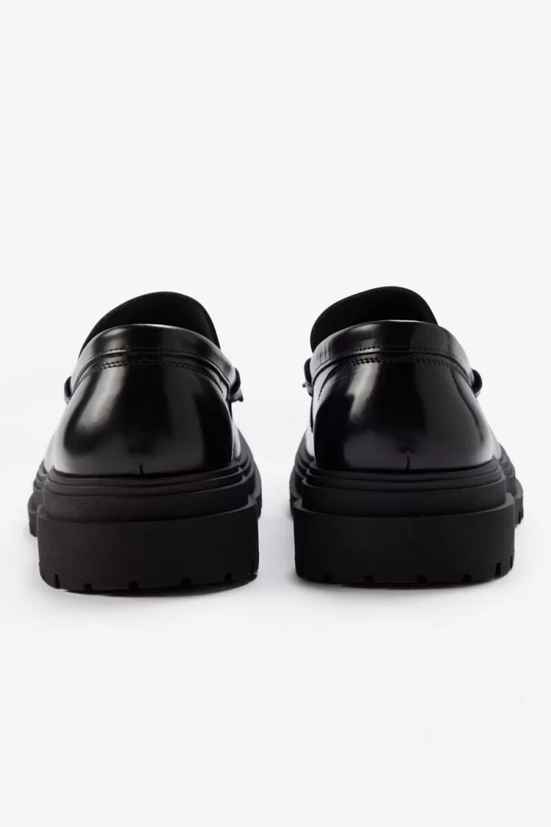 fred perry damen-loafer schwarz