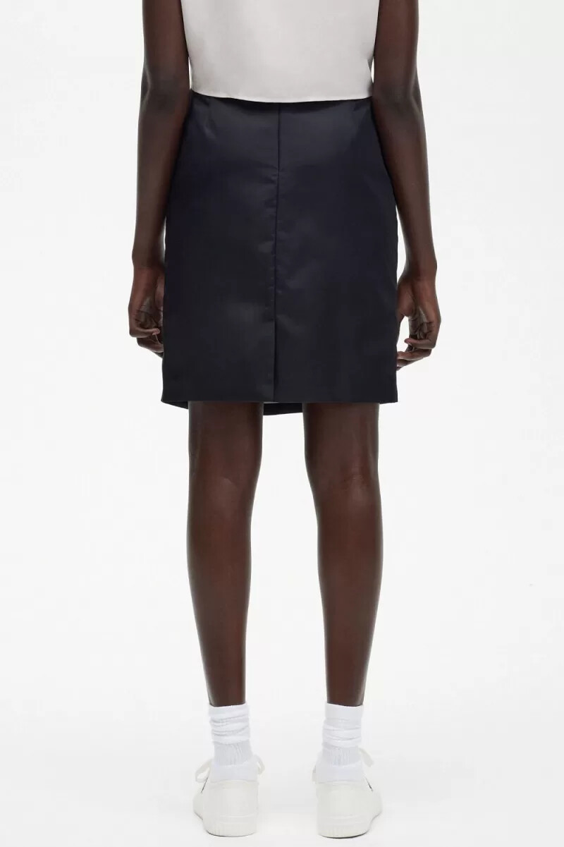 fred perry damenröcke mit reißverschlussdetails schwarz