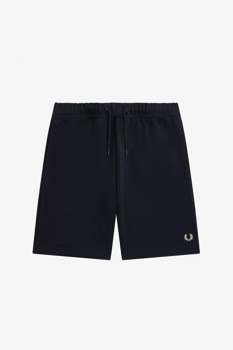 fred perry sweat damen-shorts marineblau