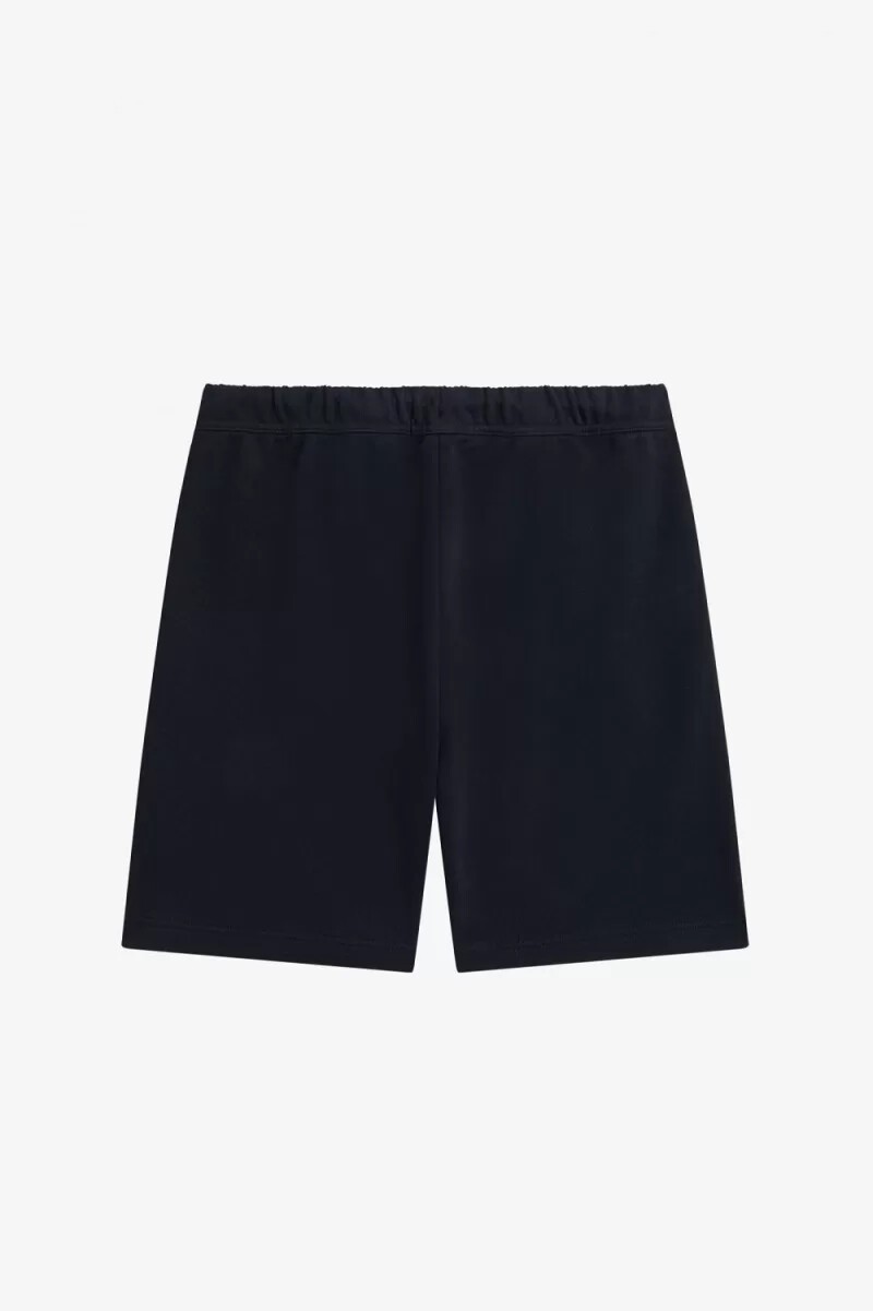 fred perry sweat damen-shorts marineblau