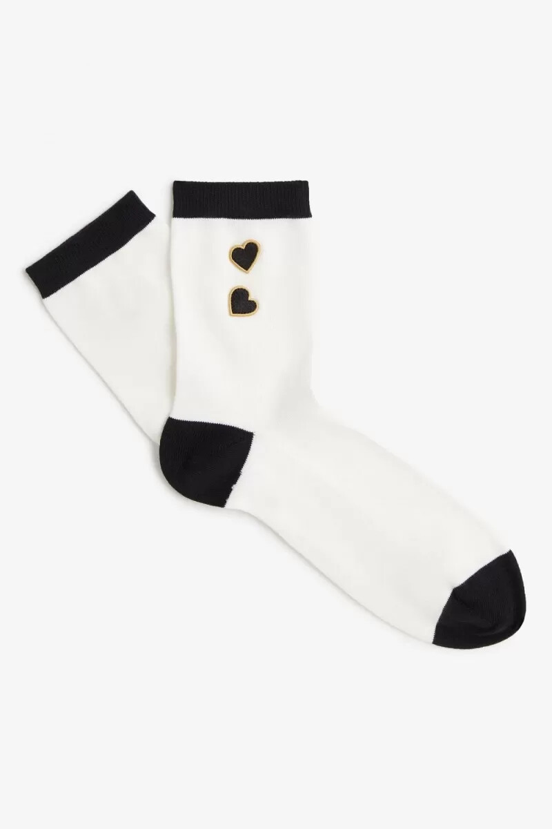 fred perry herz-damensocken schneewittchen