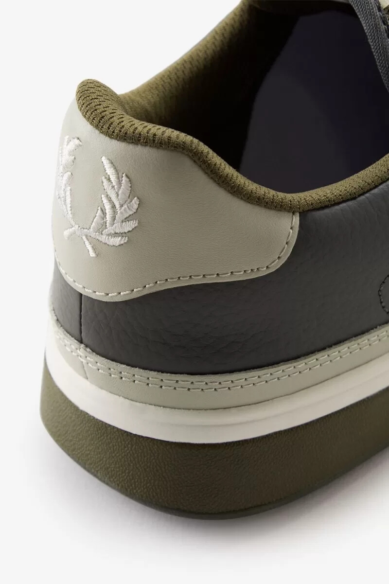 fred perry b300 herren-sneaker hellminthellbeige