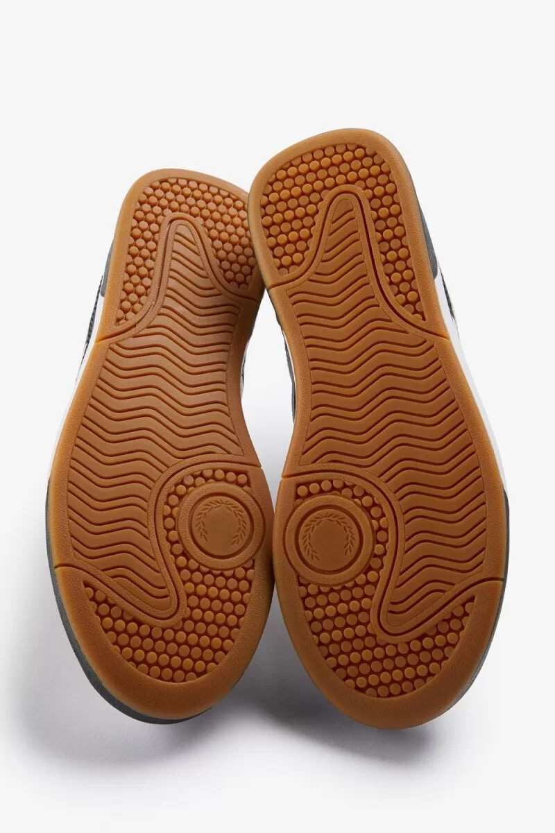 fred perry b300 herren-sneaker schneeweiß mint