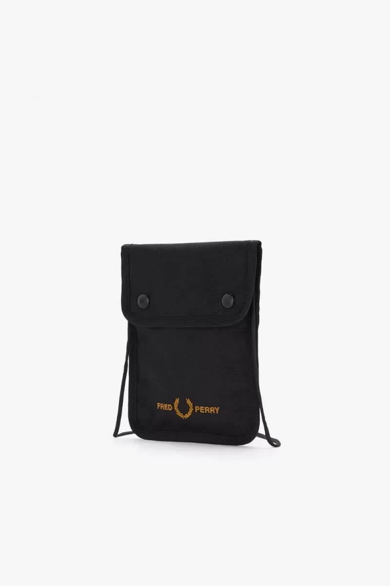 fred perry marken-damentaschen schwarz