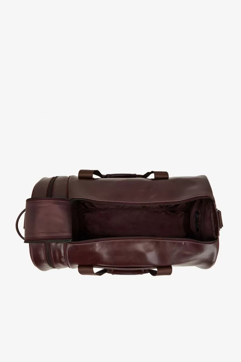fred perry tonal barrel damenhandtaschen braun