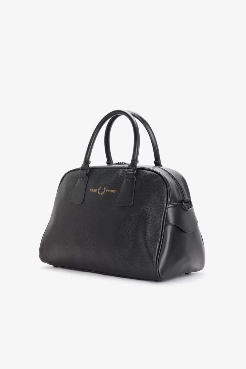 fred perry scotch grain grip damenhandtaschen schwarz