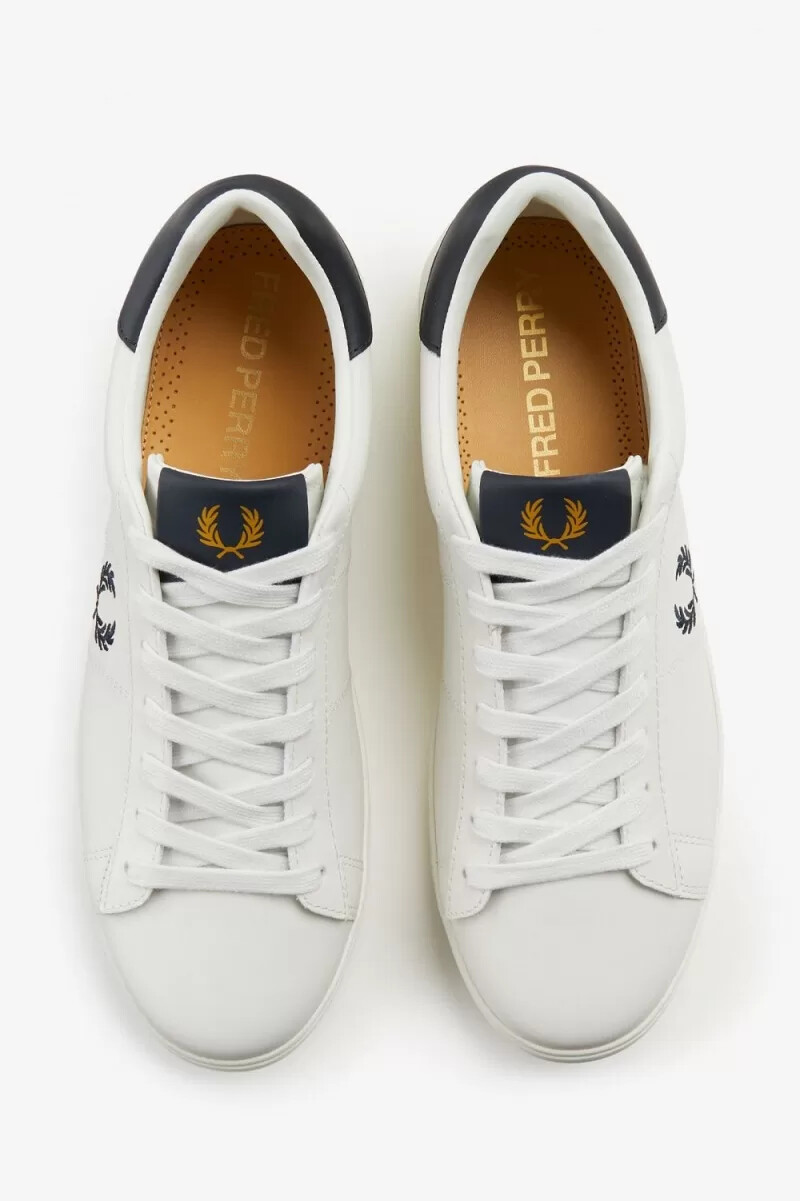 fred perry spencer damen-tennisschuhe elfenbein