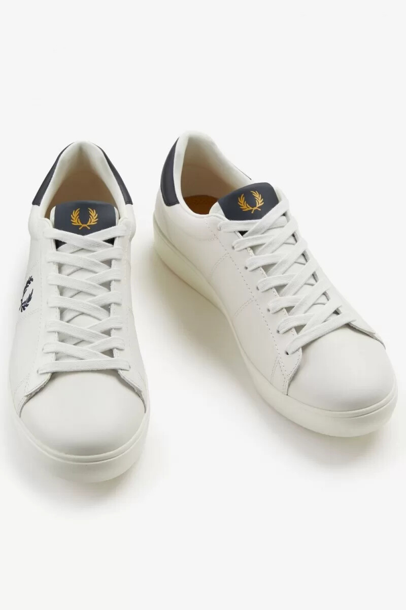 fred perry spencer damen-tennisschuhe elfenbein
