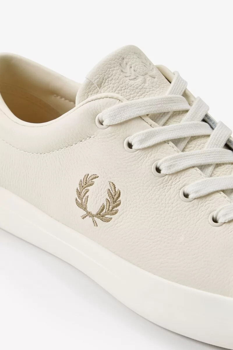 fred perry lottie damen-tennisschuhe beige grün