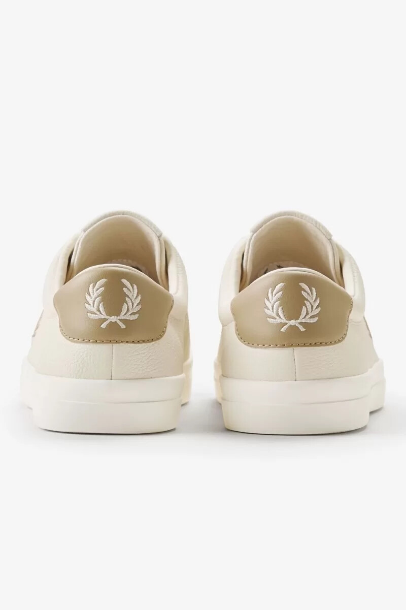 fred perry lottie damen-tennisschuhe beige grün