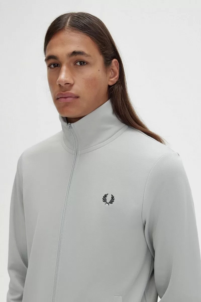 fred perry classic herren-trainingsjacke grau