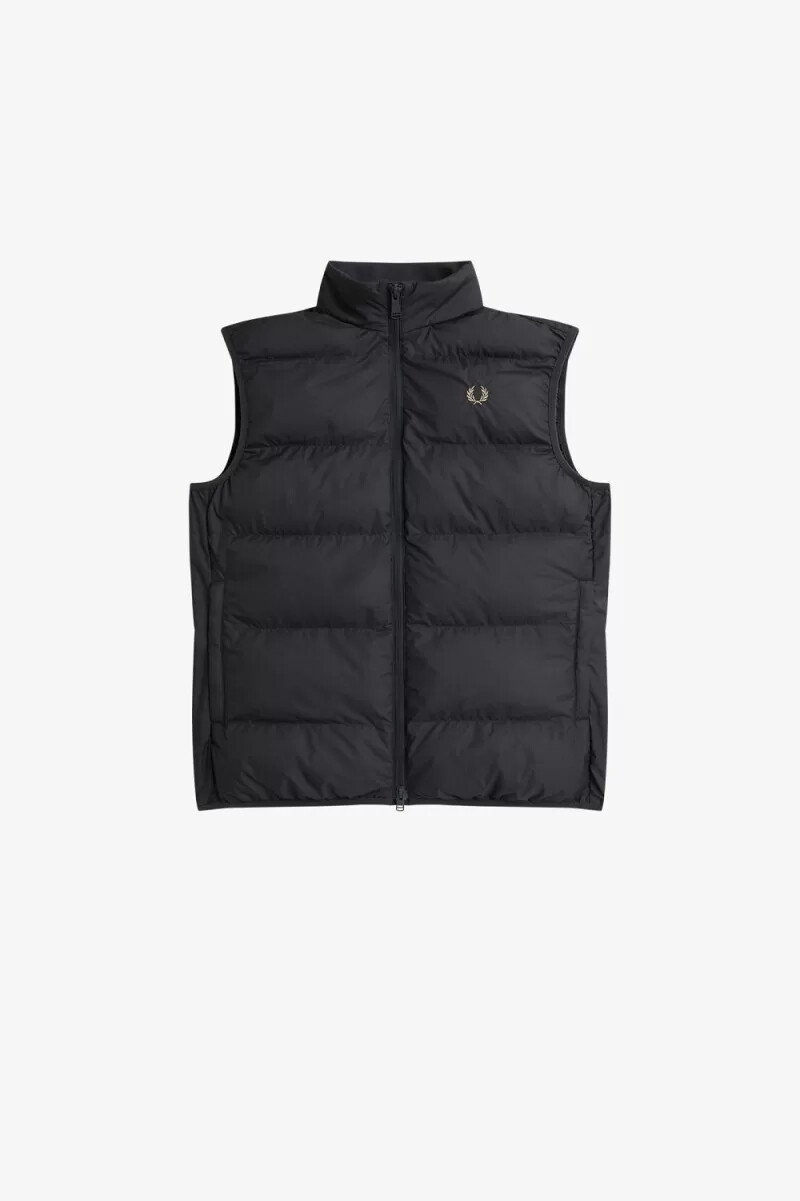 fred perry herren-isolierweste anchor grey