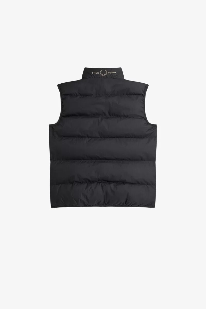 fred perry herren-isolierweste anchor grey