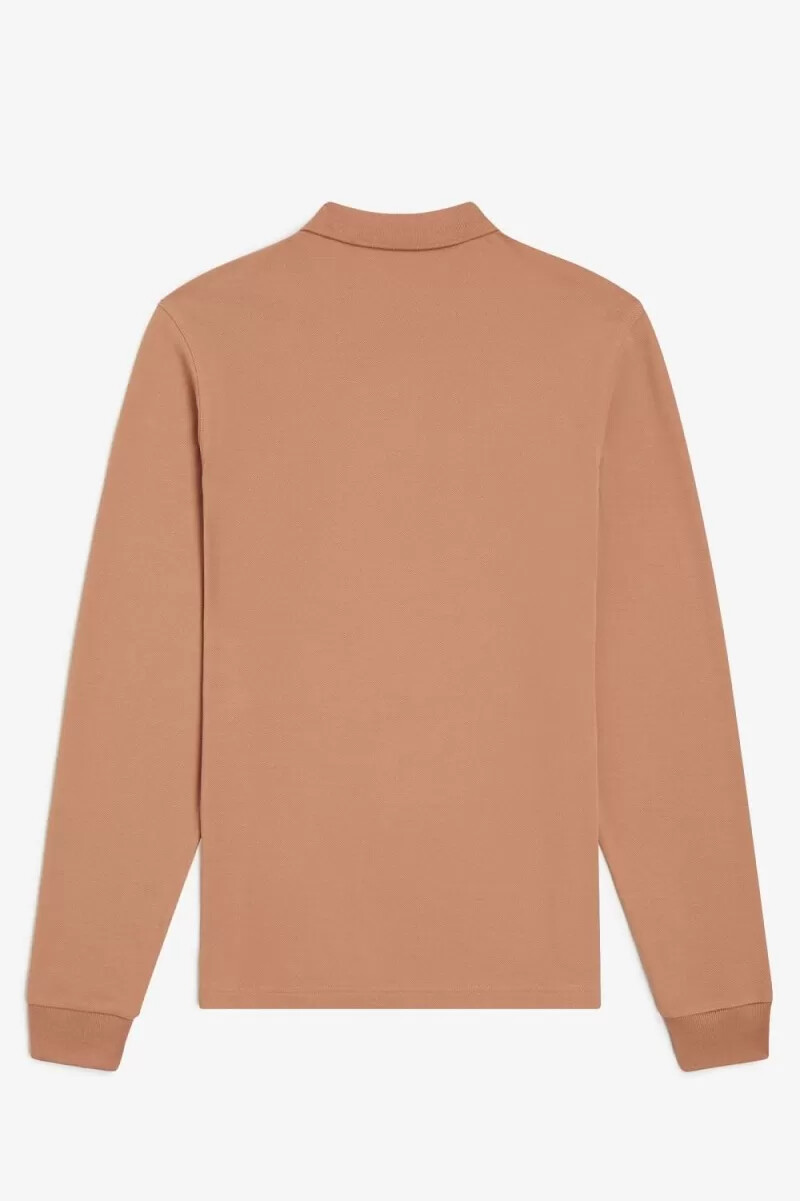 fred perry m6006 herrenhemd hellrostfarben