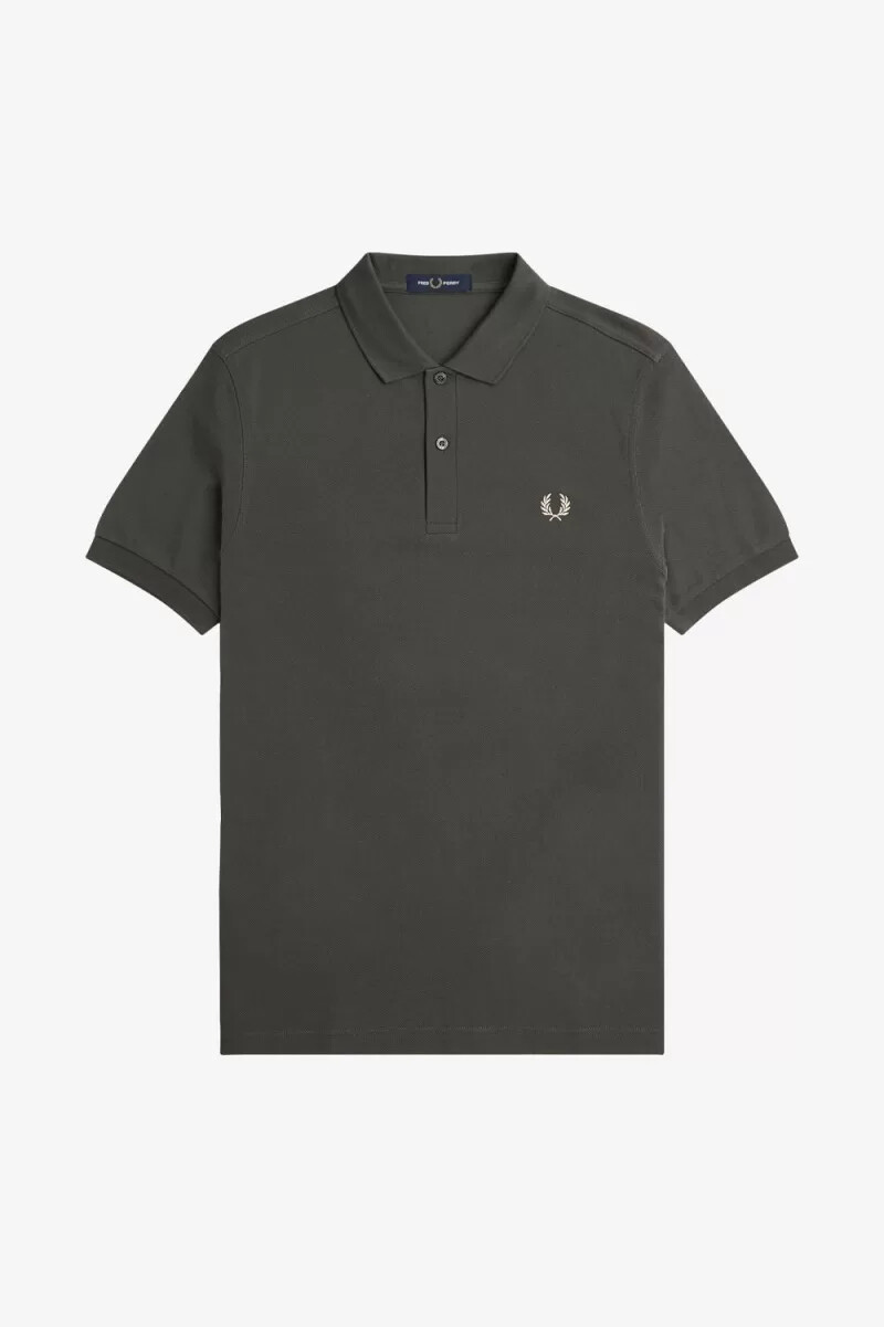 fred perry m6000 herrenhemd feldgrün haferflocken