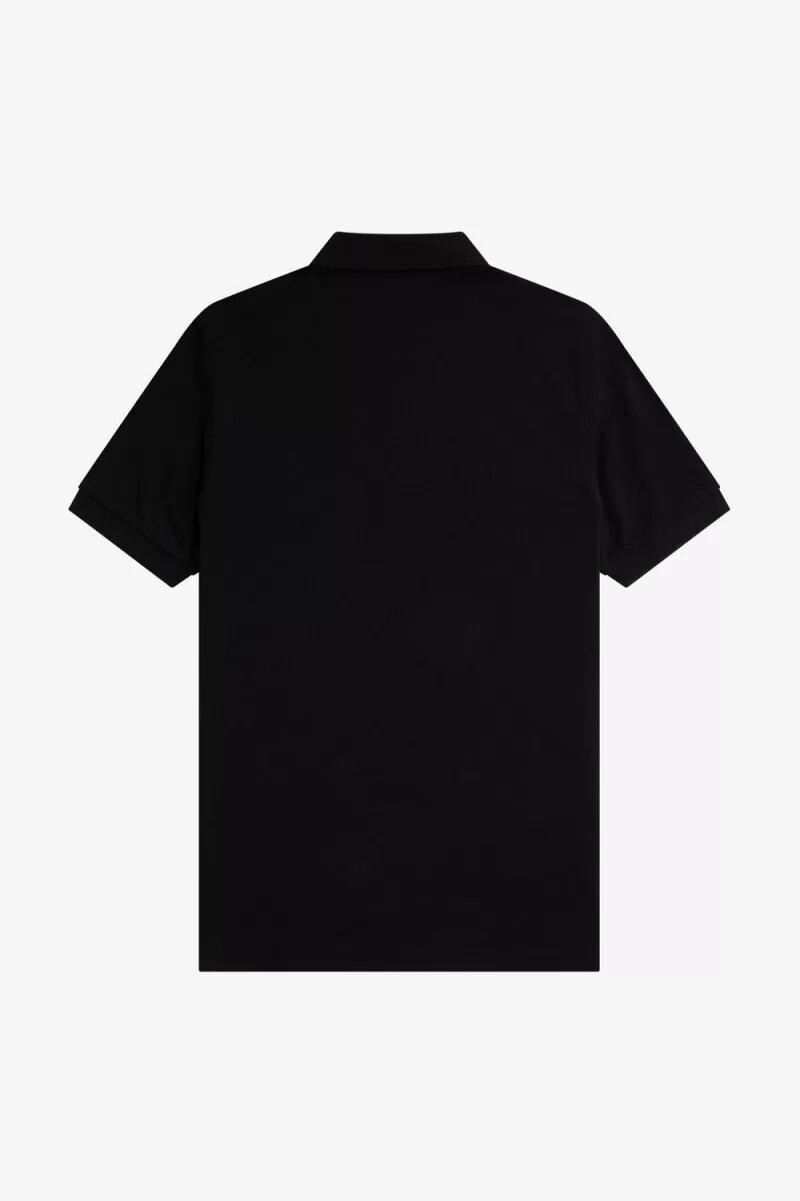 fred perry m6000 herrenhemd schwarz whisky braun