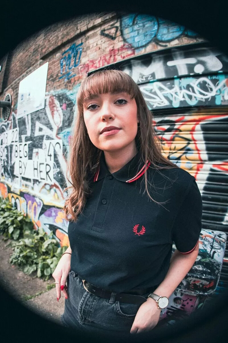 fred perry m12 herrenhemd schwarz koralle heat camden brick