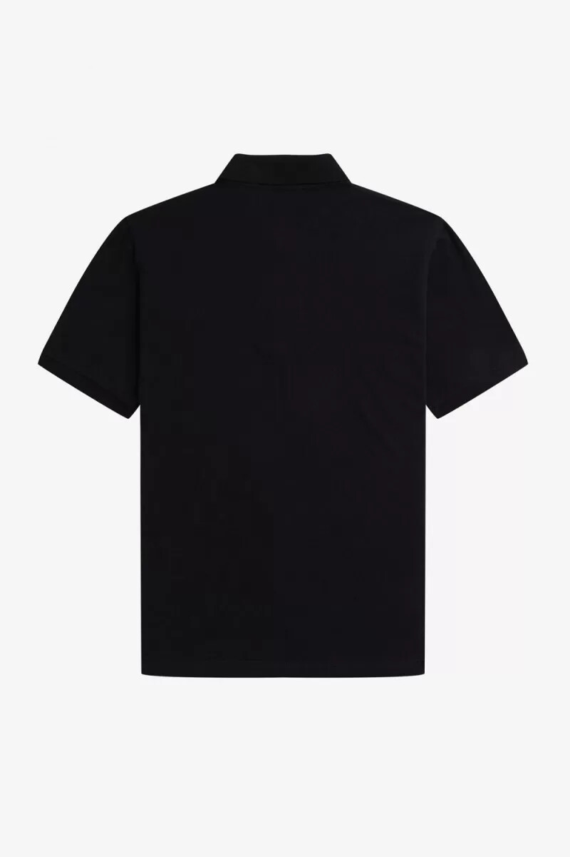 fred perry m3 herrenhemd schwarz whisky braun