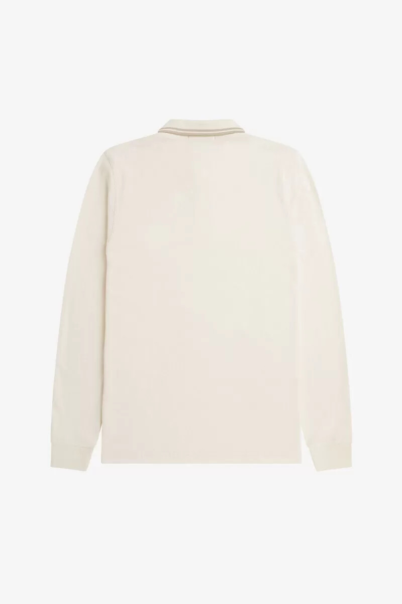 fred perry m3636 herrenhemd beige haferflocken