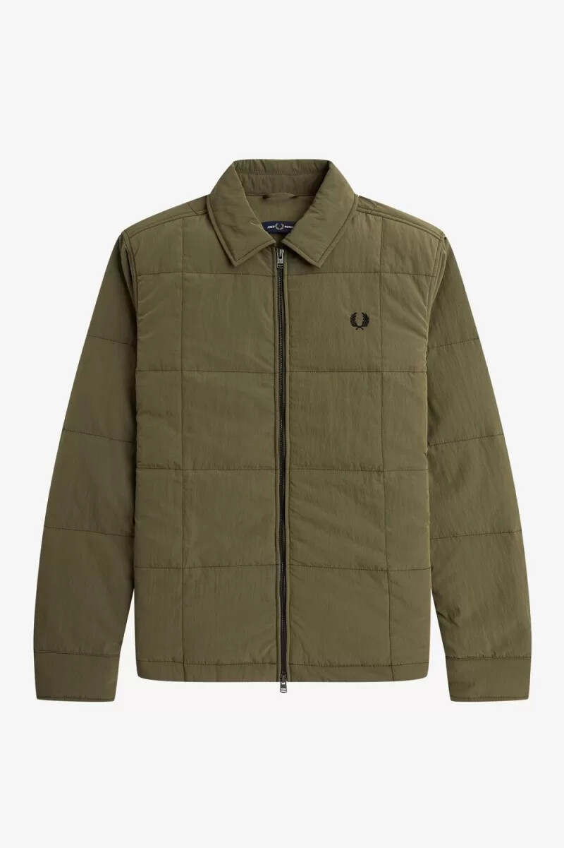 fred perry stepphemd für herren uniformgrün