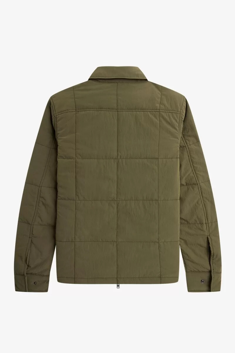 fred perry stepphemd für herren uniformgrün