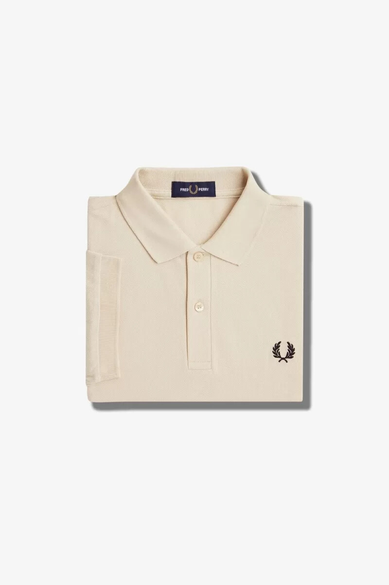 fred perry m6000 herrenhemd haferflockenfarben schwarz