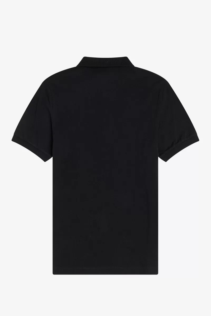 fred perry m6000 herrenhemd schwarz chrom