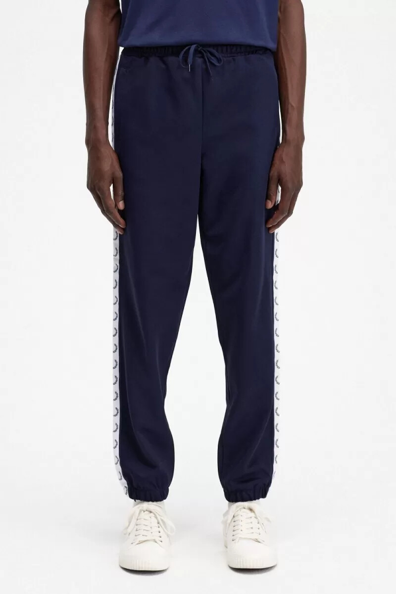 fred perry trainingshose für herren carbonblau