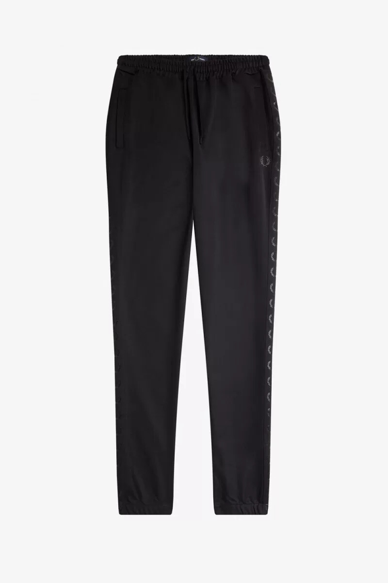 fred perry trainingshose für herren schwarz