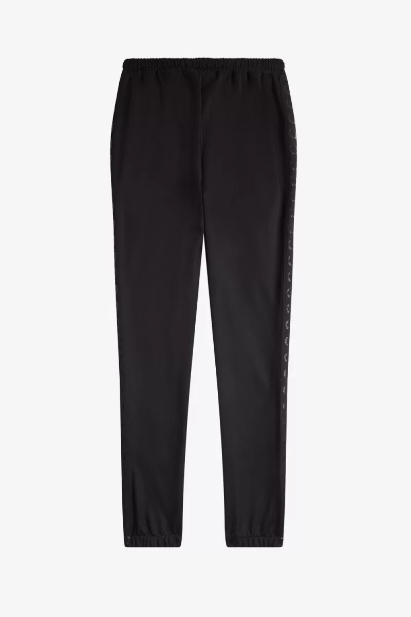 fred perry trainingshose für herren schwarz