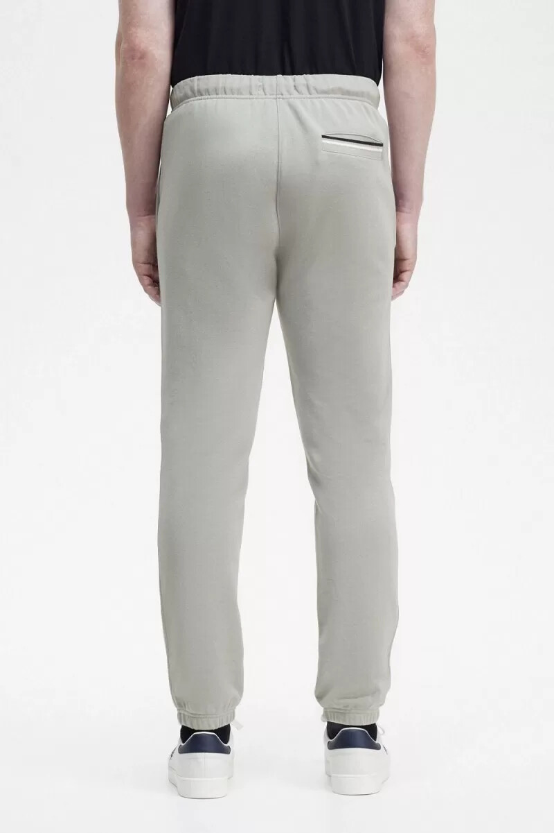 fred perry loopback sweat herrenhose grau