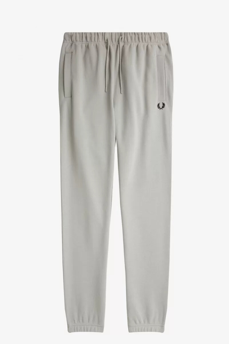 fred perry loopback sweat herrenhose grau