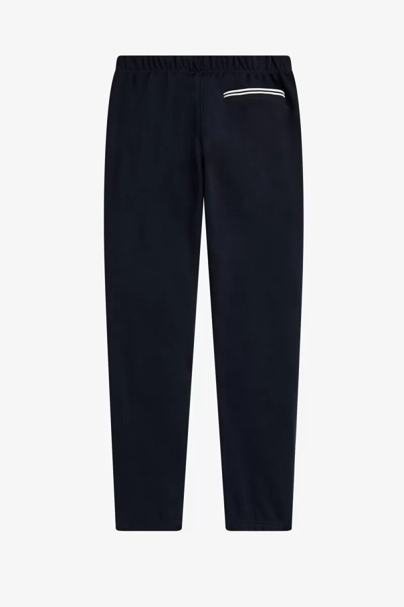 fred perry loopback sweat herrenhose marineblau