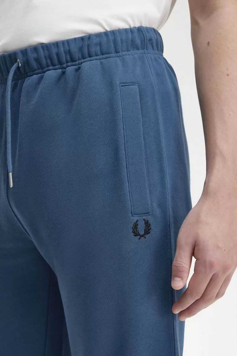 fred perry loopback sweat herrenhose mitternachtsblau