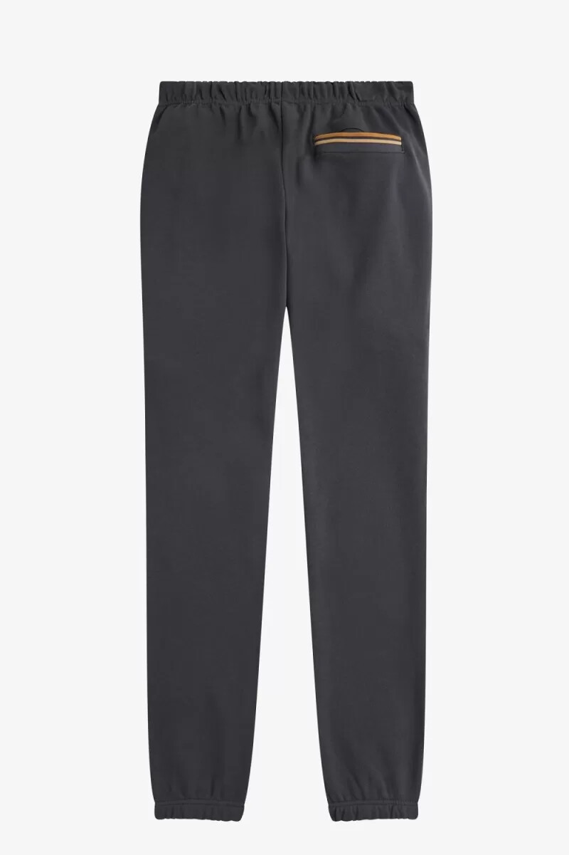 fred perry loopback sweat herrenhose anchor grey dark coffee