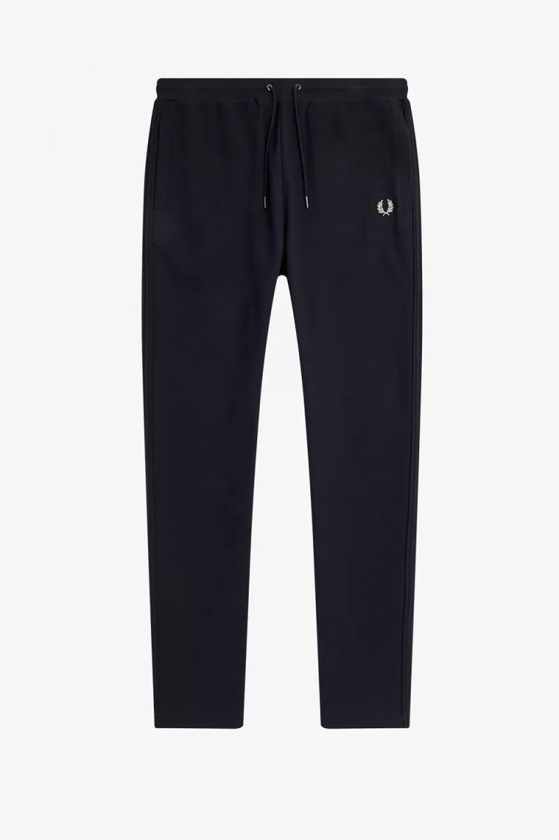 fred perry strick-trainingshose für herren marineblau