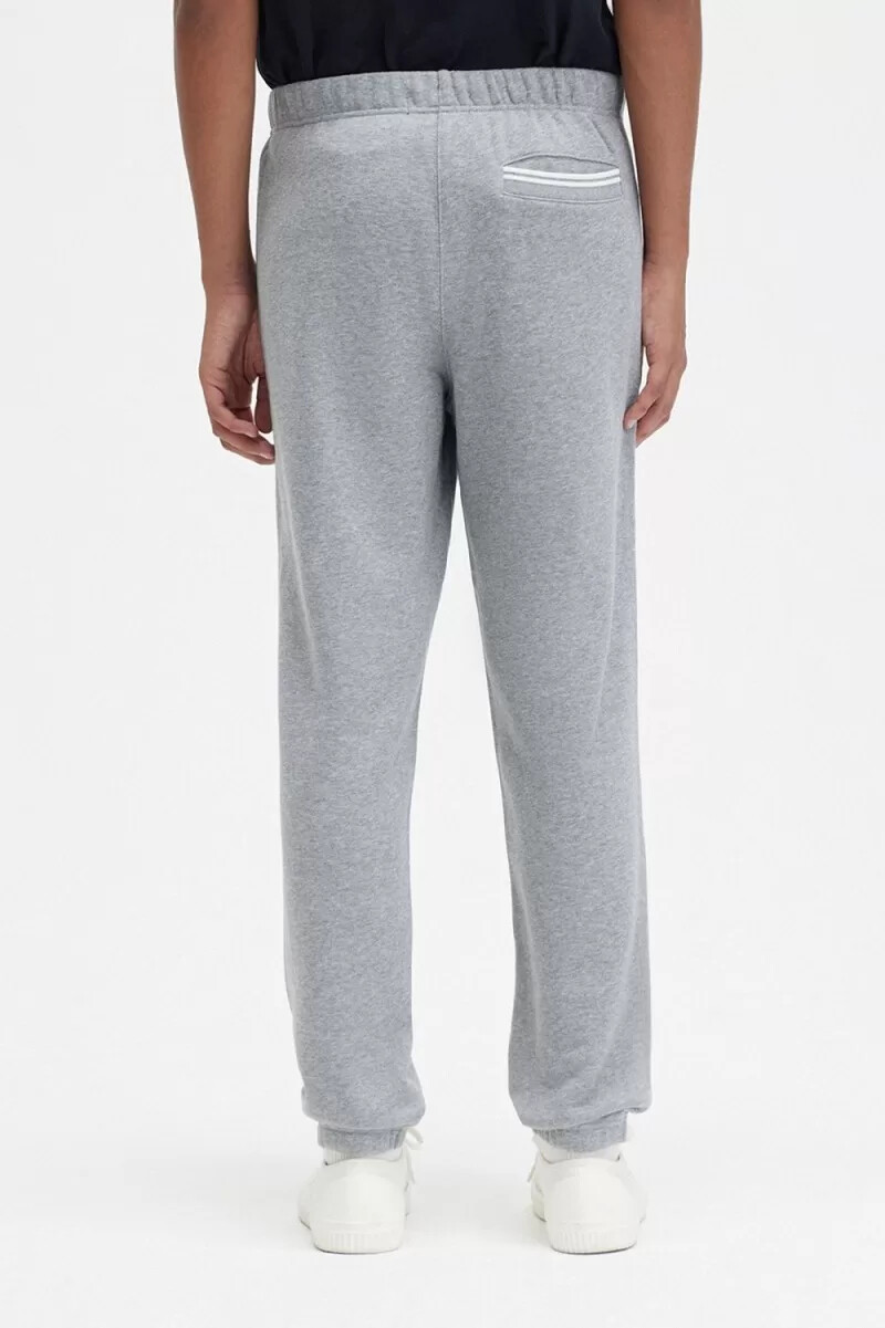 fred perry loopback sweat herrenhose grau