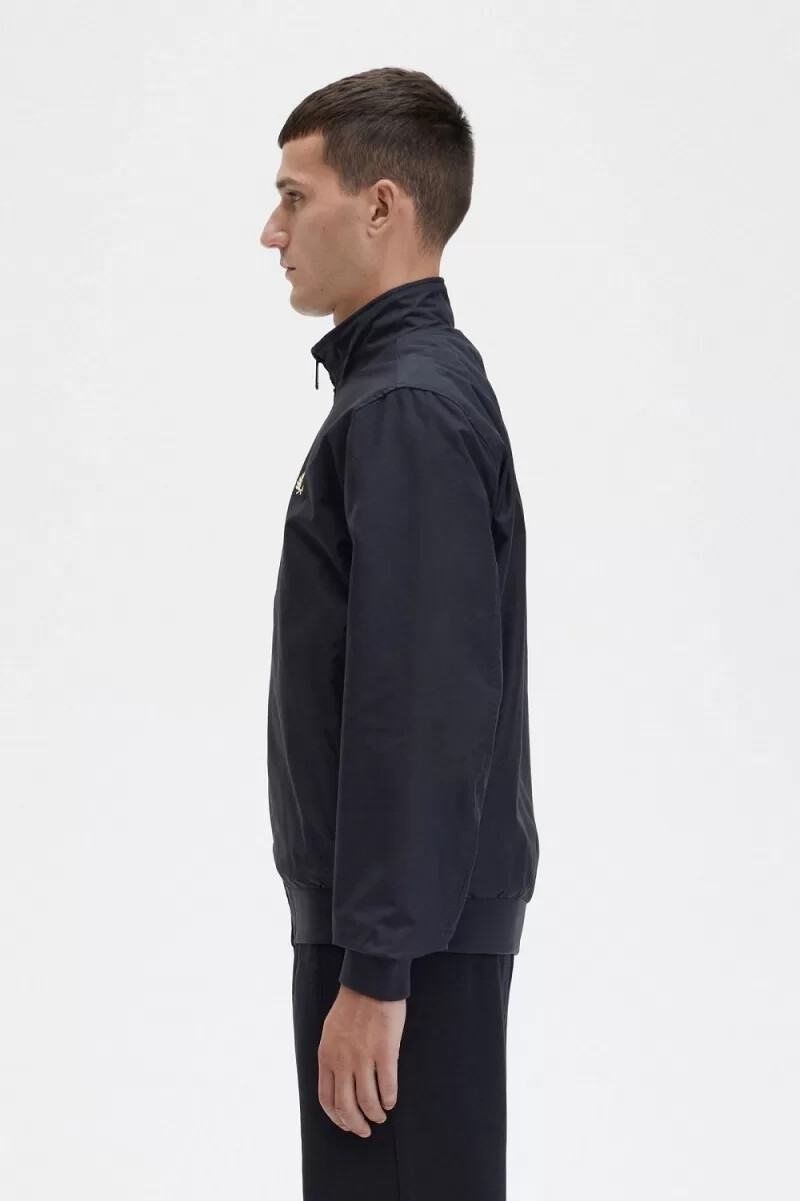 fred perry brentham herrenjacken schwarz