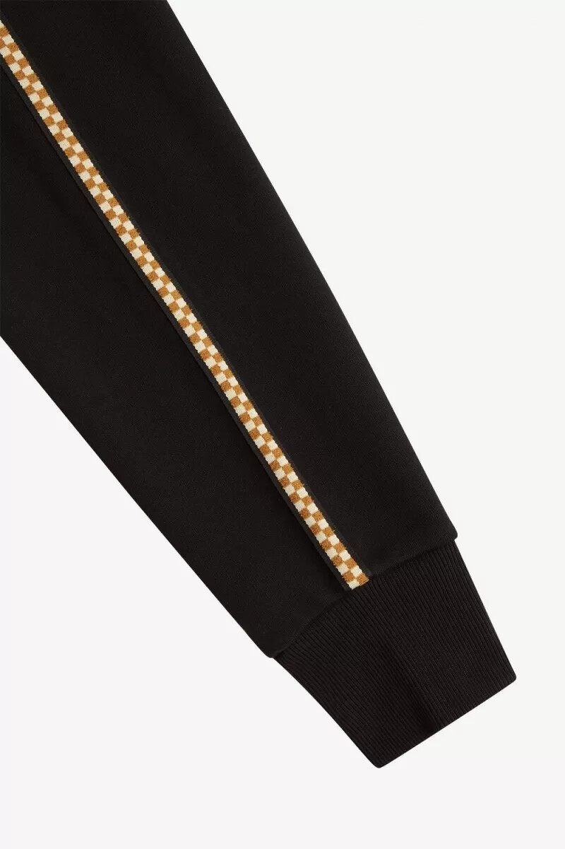 fred perry herrenjacken mit schachbrettmuster schwarz