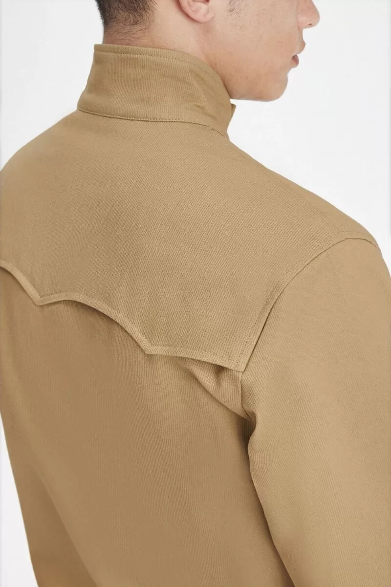 fred perry cord-harrington-herrenjacken grün