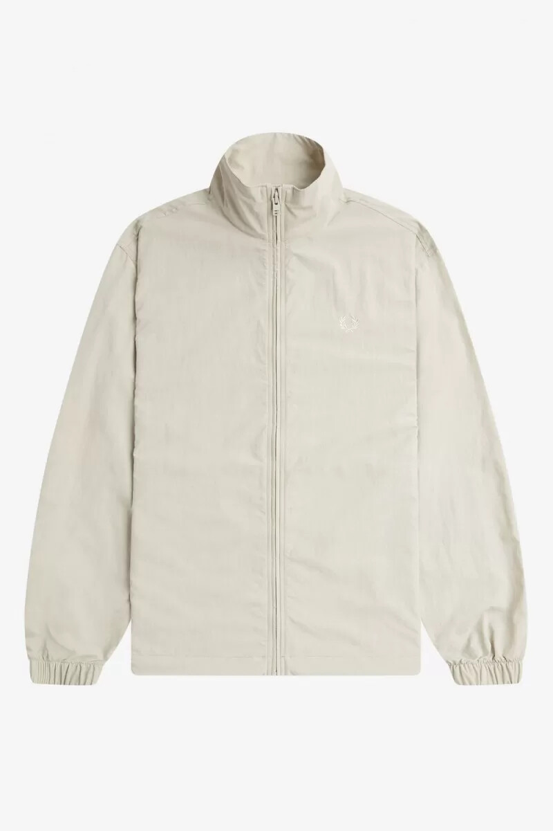 fred perry herren-trainingsjacke aus gewebtem material hellmint