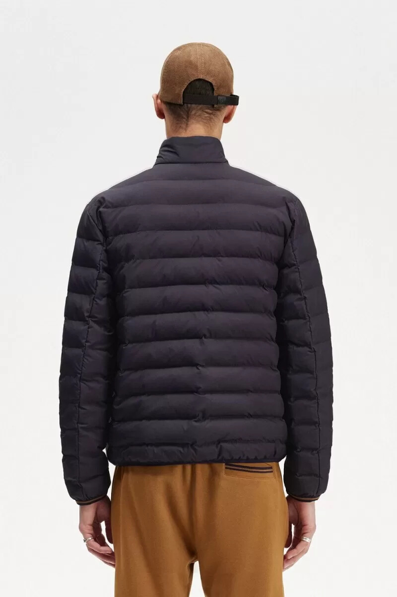 fred perry gefütterte herrenjacken marineblau