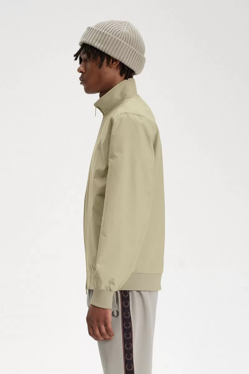 fred perry brentham herrenjacken warmgrau