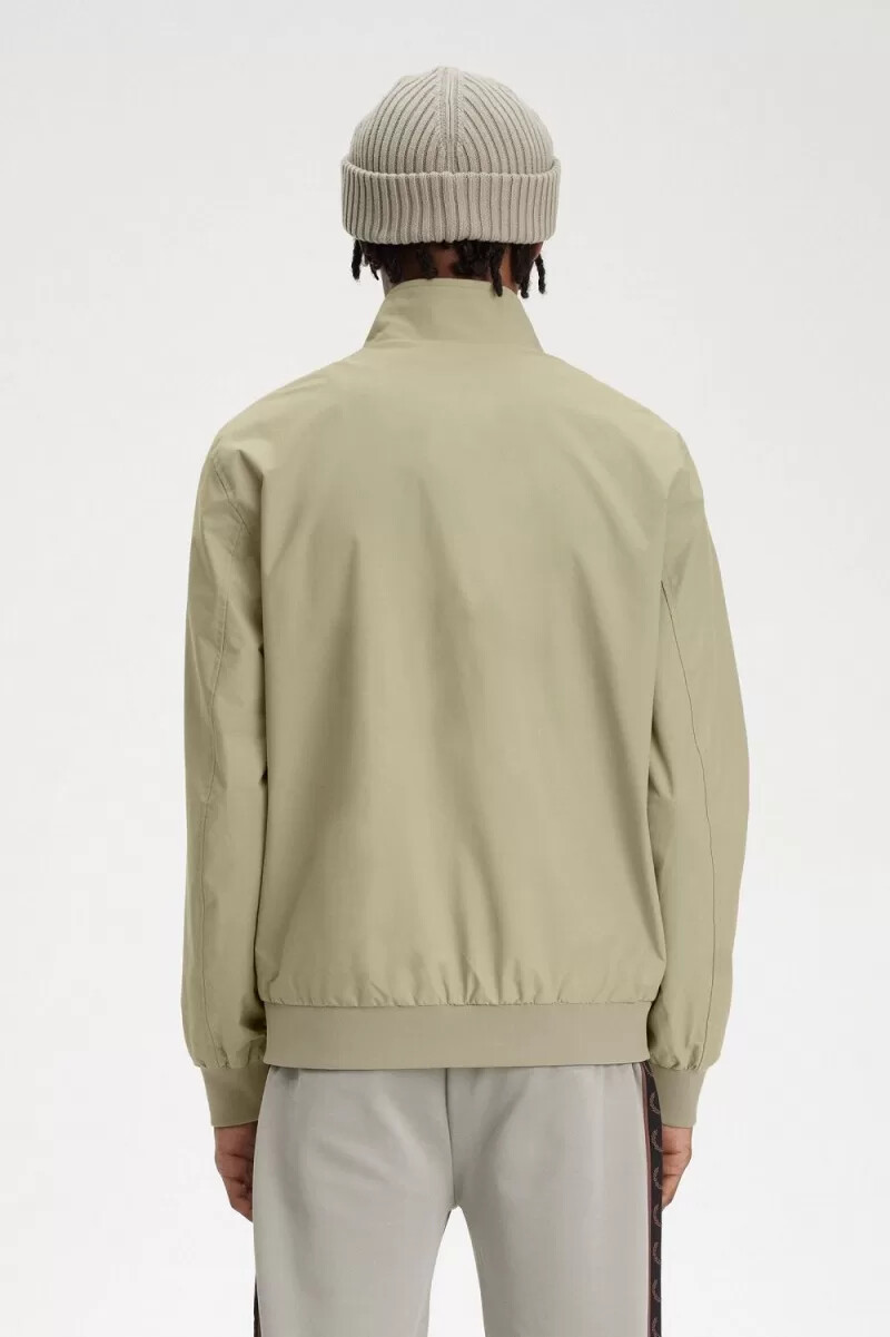 fred perry brentham herrenjacken warmgrau
