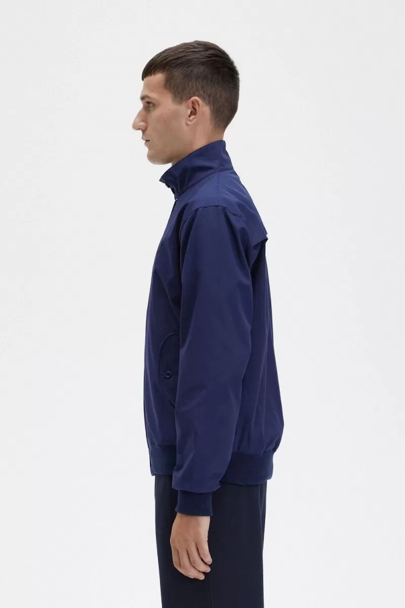 fred perry harrington herrenjacken marineblau