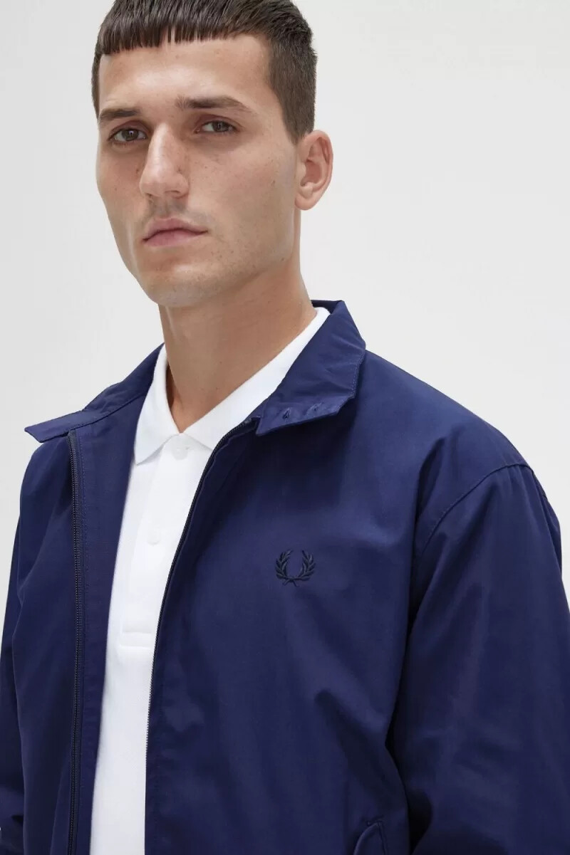 fred perry harrington herrenjacken marineblau