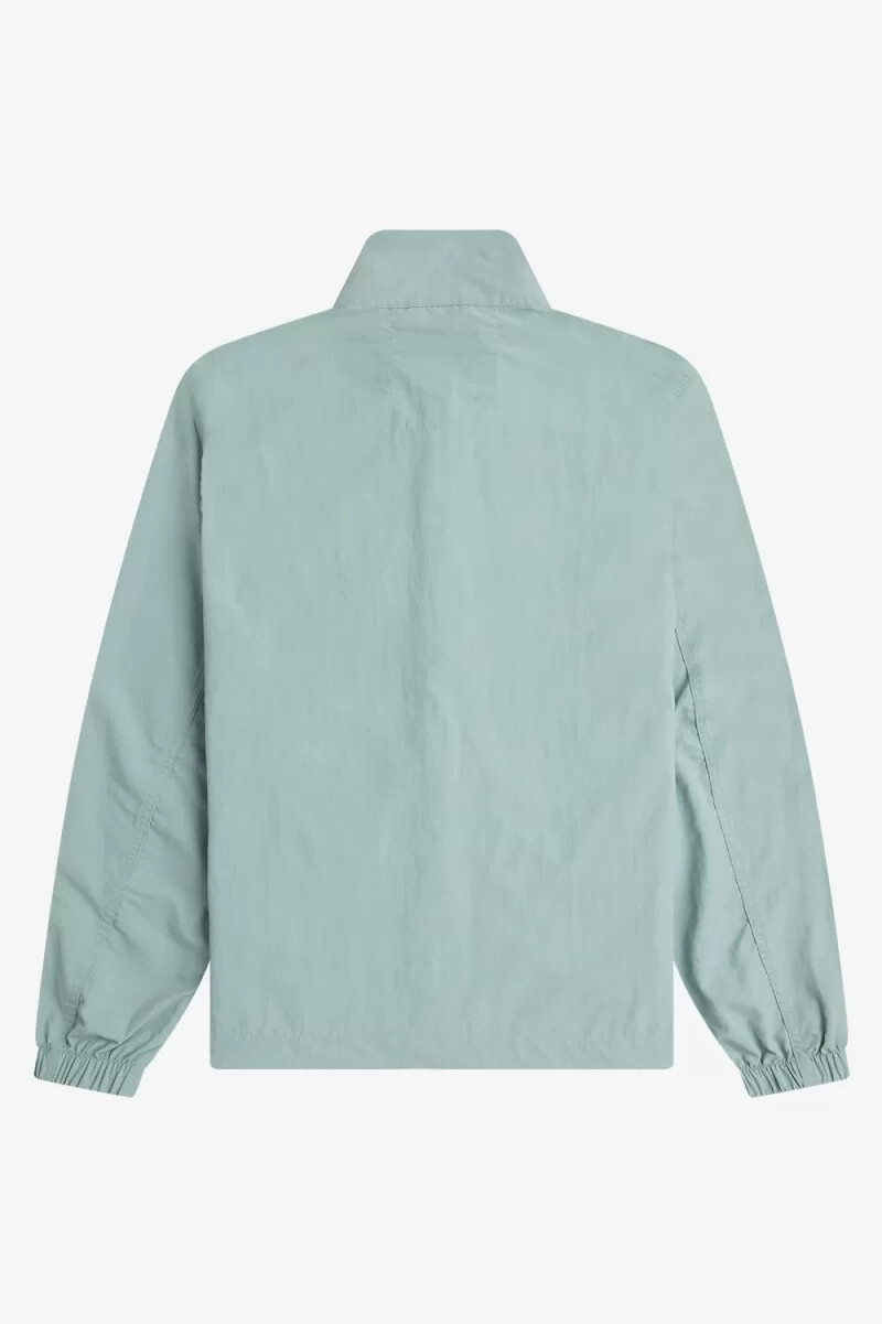 fred perry herren-trainingsjacke aus gewebtem stoff silberblau